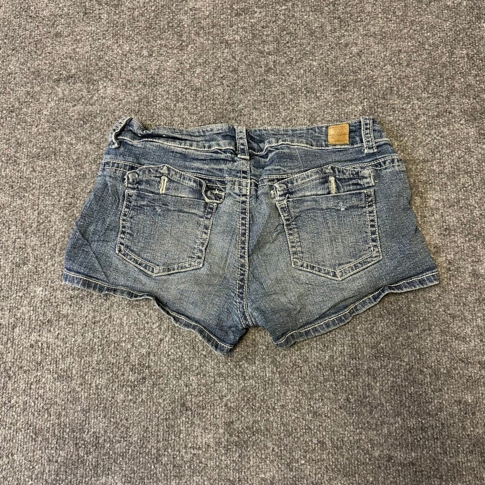 Guess Jeans Shorts Womens Size 29 Blue Denim Low Rise Stretch Casual Sexy Summer